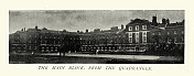 19世纪90年代，汉普郡戈斯波特，哈斯拉皇家海军医院的主要街区