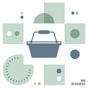 购物迷你信息图表设计 购物迷你信息图表设计