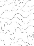 一个简单的分层流动波浪图案。