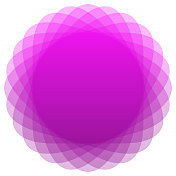 紫色的形状叠成一堆图案