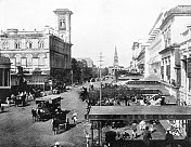 1895年印度的人物和地标:加尔各答的老法院街