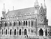 1895年印度的人物和地标:孟买大学、参议院大厅 1895年印度的人物和地标:孟买大学、参议院大厅