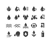 水的图标-经典系列