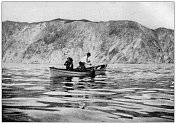 1897年的运动和消遣:在湖上钓鱼