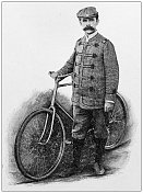 1897年的运动和消遣:自行车俱乐部，吉布先生，纽约世纪俱乐部主席