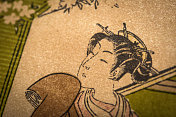古玩日本插画:吉原的两个女人由铃木春信