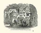 供水和卫生的历史,伦敦水管,喷泉和挑水机,17世纪 供水和卫生的历史,伦敦水管,喷泉和挑水机,17世纪