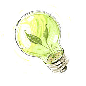 绿色能源草图 绿色能源草图