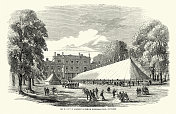 艾尔斯伯里侯爵在托特纳姆公园的宴会，威尔特郡维多利亚时代，19世纪，19世纪50年代