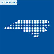 北卡罗来纳州地图 北卡罗来纳州地图