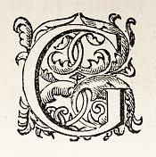 字母G是16世纪中世纪的首字母