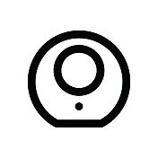 设备细线图标-可编辑笔画