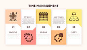 时间管理信息图表设计