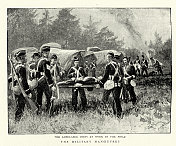 维多利亚时期的英国陆军救护队在工作，军事历史，19世纪90年代