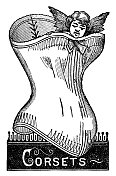 维多利亚紧身胸衣标志- 19世纪