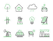 可再生能源图标。