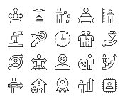 个人成长-轻线图标 个人成长-轻线图标