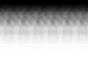 黑色半色调渐变圆点图案褪色 黑色半色调渐变圆点图案褪色