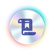 全息贴纸设计与文章图标 全息贴纸设计与文章图标