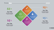 百分比方框图幻灯片模板 百分比方框图幻灯片模板