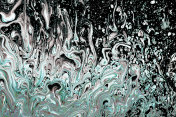 肥皂泡的抽象背景。