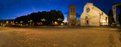 圣芝诺大教堂。意大利维罗纳全景。