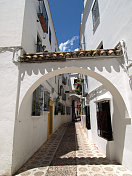 西班牙科尔多瓦的窄巷
