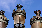 巴黎街灯设计细节法国巴黎