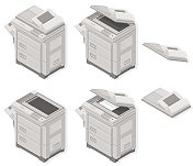等距复印机