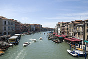 威尼斯大运河的景色