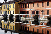 Naviglio。彩色图像