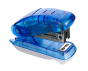 蓝色塑料订书机