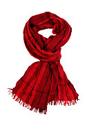 红色的围巾
