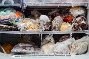 冰箱里的冷冻食品