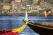 Douro上的Oporto Rabelo游艇
