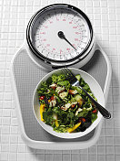 浴室秤和健康饮食