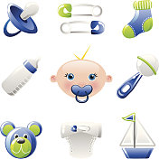 男婴图标(闪亮系列) 男婴图标(闪亮系列)