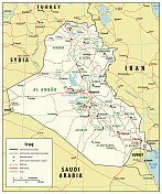 伊拉克的地图
