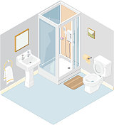 等距浴室