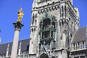 圣玛丽和钟琴雕像，慕尼黑