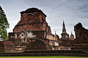 泰国素可泰历史公园的玛哈塔寺