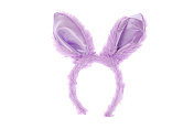 紫色的兔子耳朵