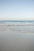 温柔的海浪柔美的沙滩