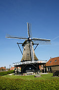 荷兰福里斯兰的风车