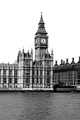 英国议会大厦的大本钟