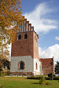 中世纪村庄教区教堂