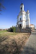 白俄罗斯萨斯拉夫的天主教堂