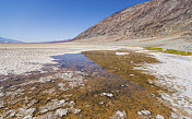 美国加利福尼亚州死亡谷的坏水盆地