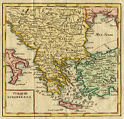 希腊和安纳托利亚西部的古地图