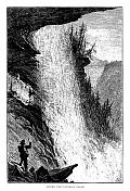 纽约卡茨基尔山，卡茨基尔瀑布下